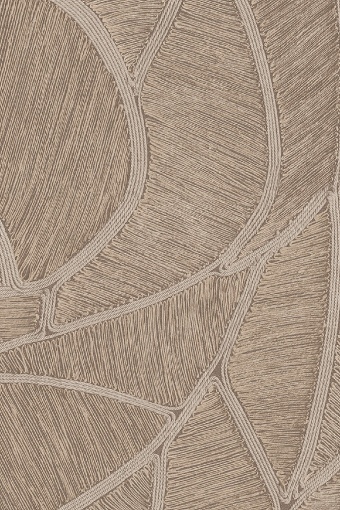Arte Spiral Taupe, het behang zelf