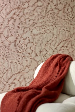 Arte Flore 64542 op de muur in een interieur