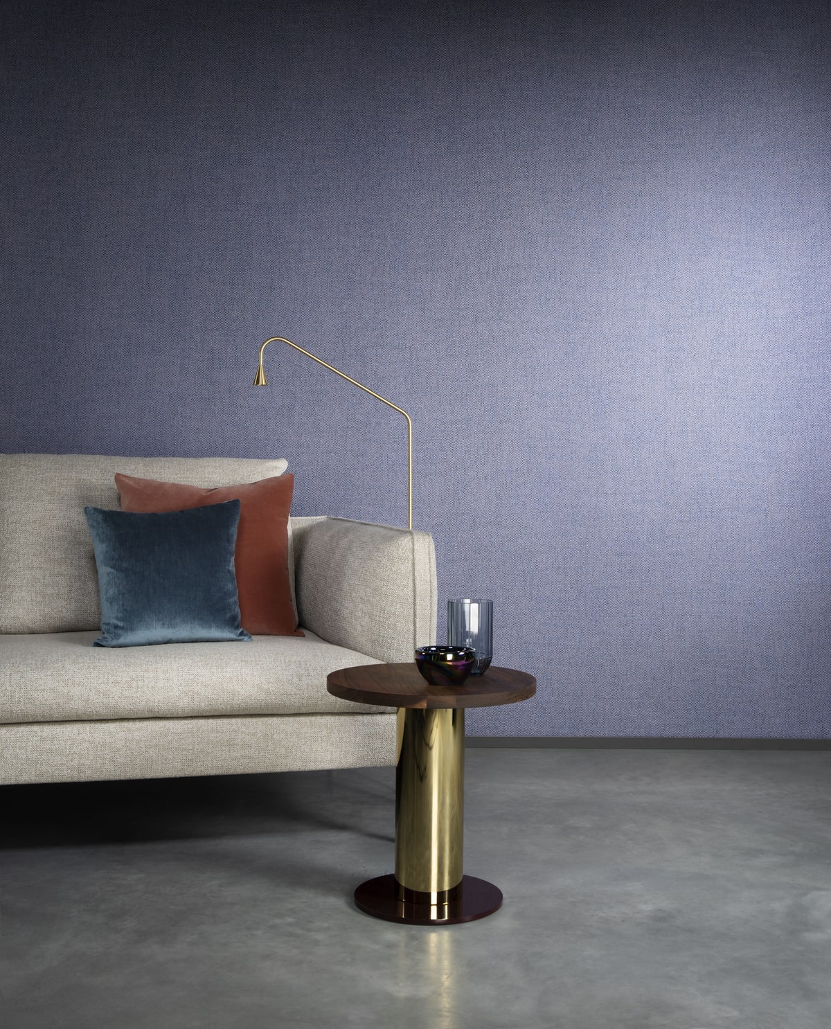Nelson in een interieur, kleur Sapphire — niet de kleur van dit product