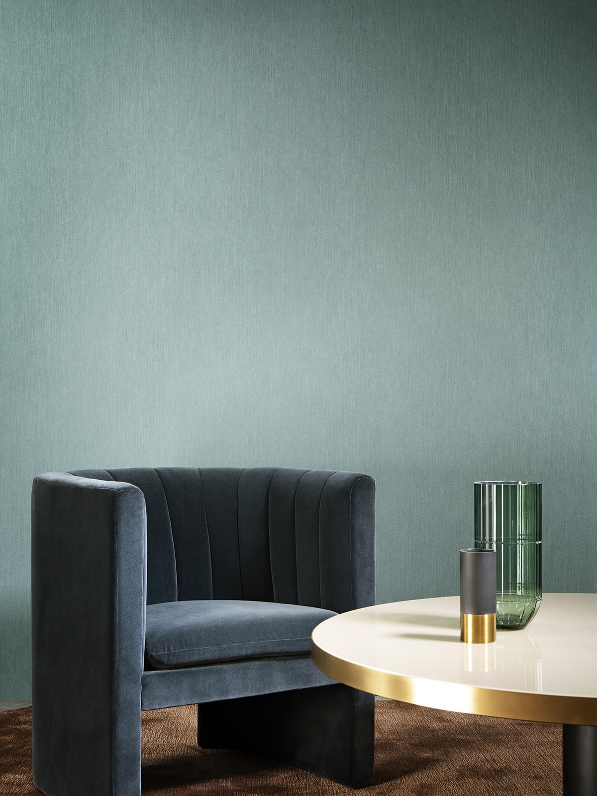 Temper in een interieur, kleur Mint — niet de kleur van dit product