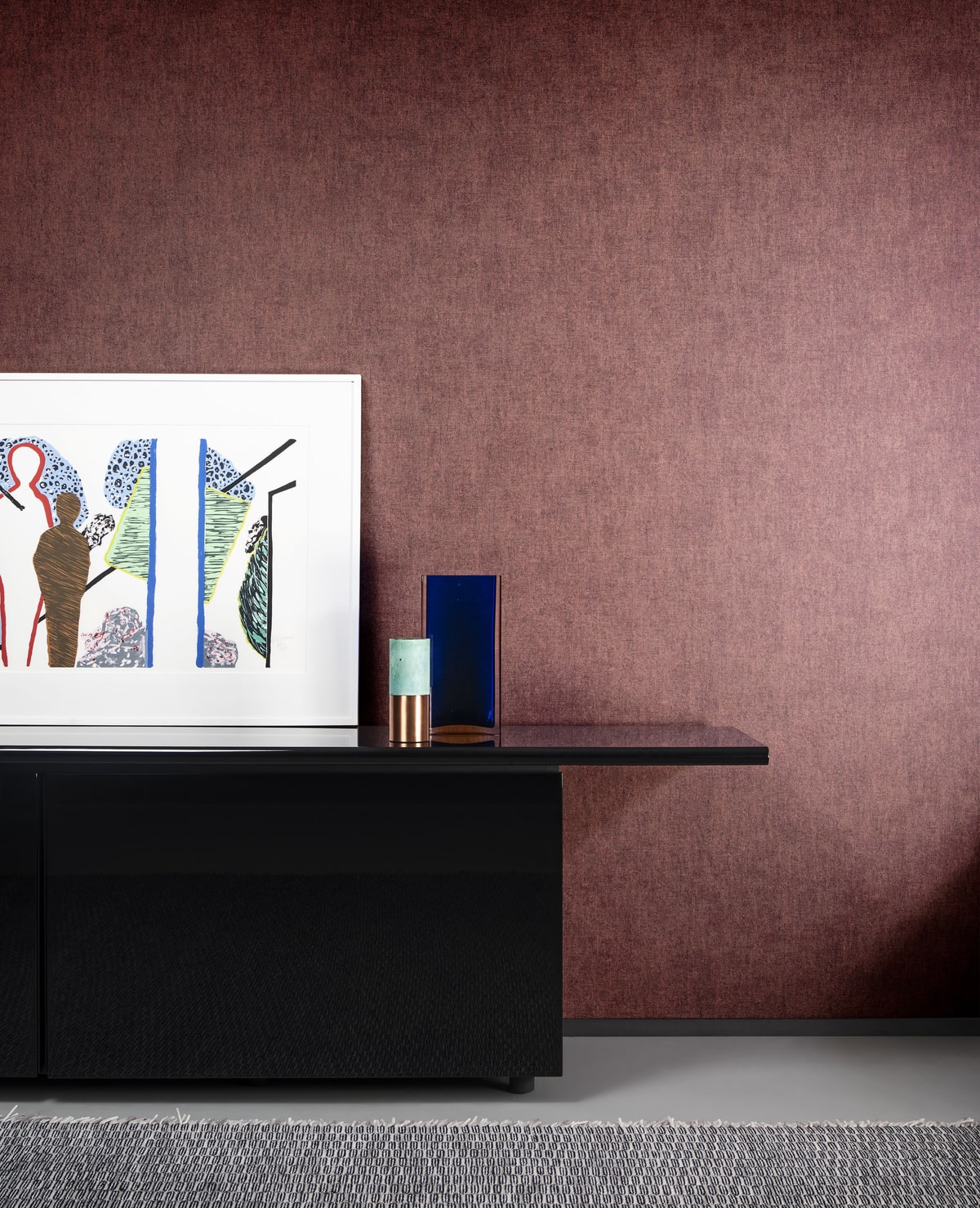 Granville in een interieur, kleur Amaranth — niet de kleur van dit product