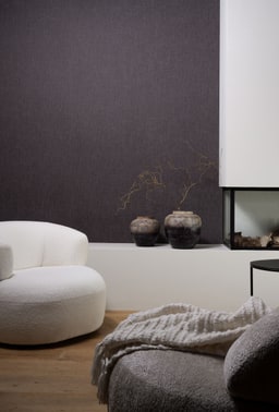 Terre de Lin in een interieur, kleur Zoulou — niet de kleur van dit product