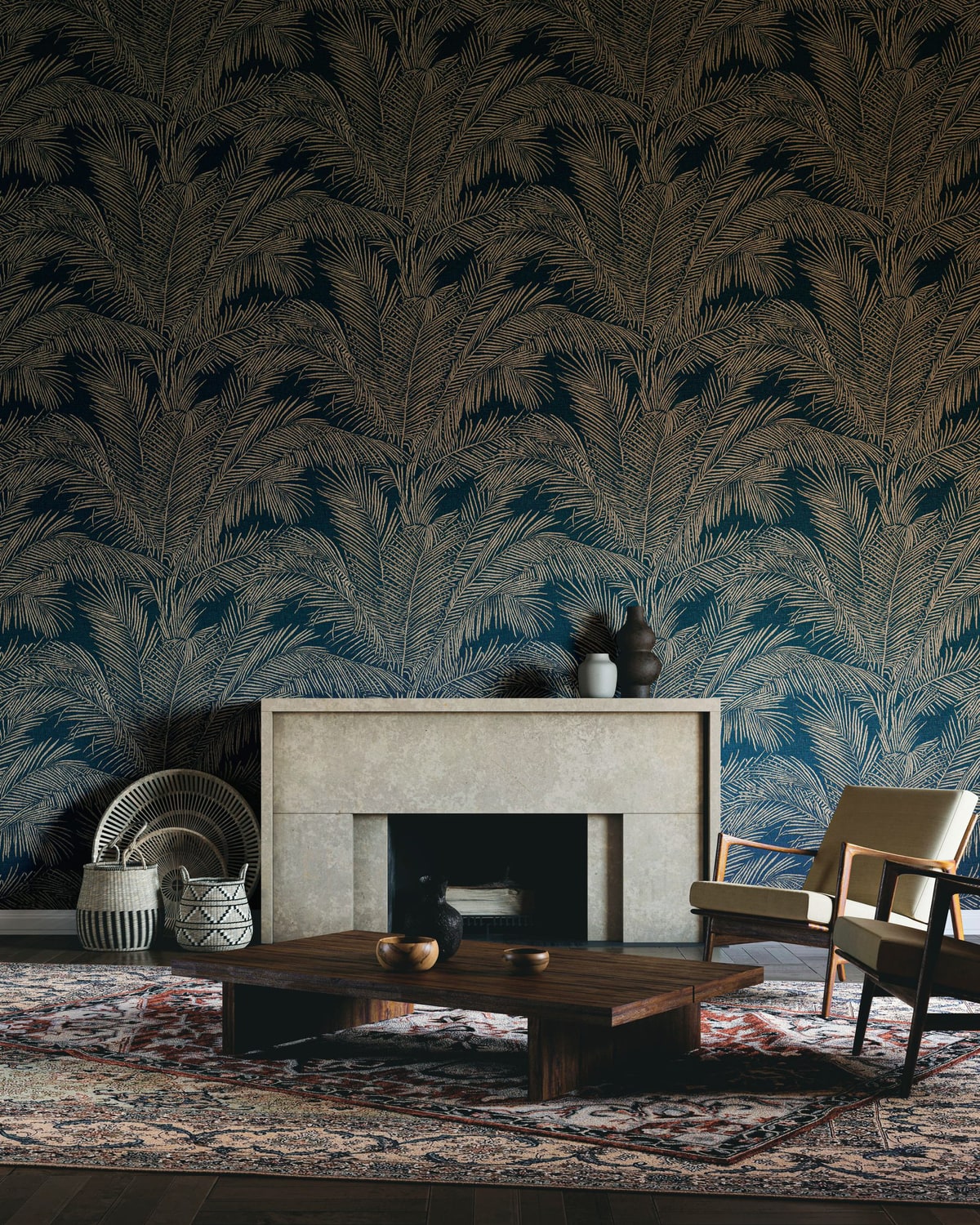 Maui in een interieur, kleur Prussian Blue — niet de kleur van dit product