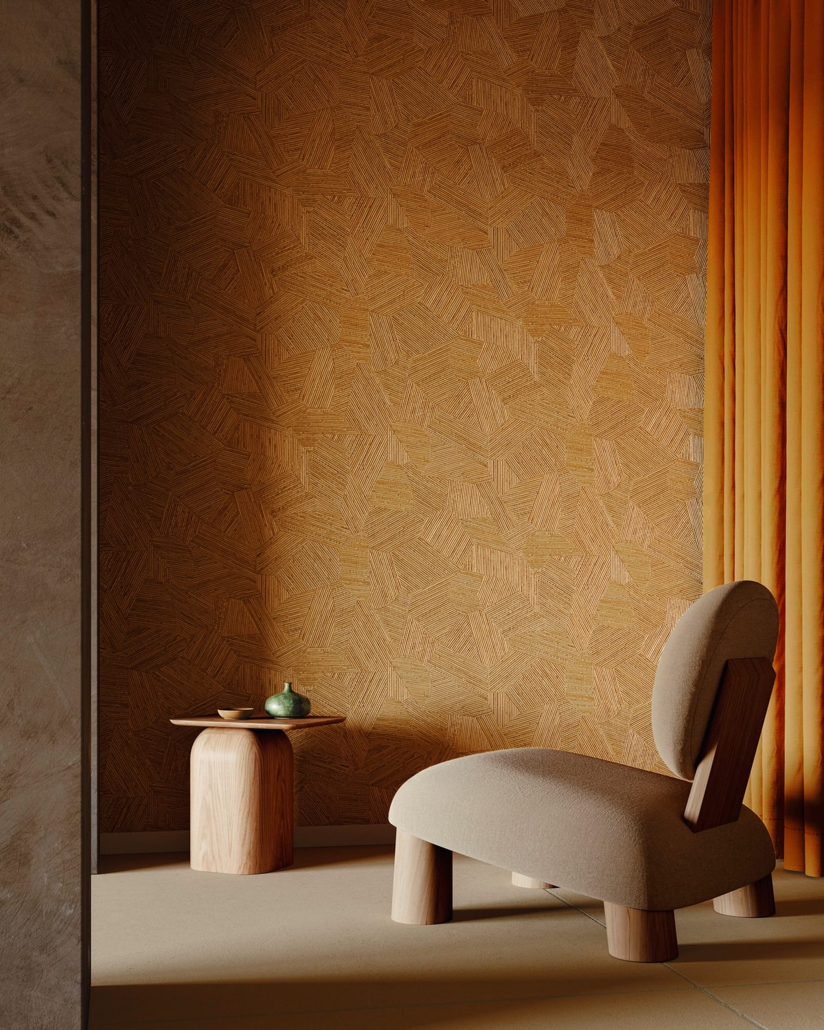 Mauna in een interieur, kleur Tangerine — niet de kleur van dit product
