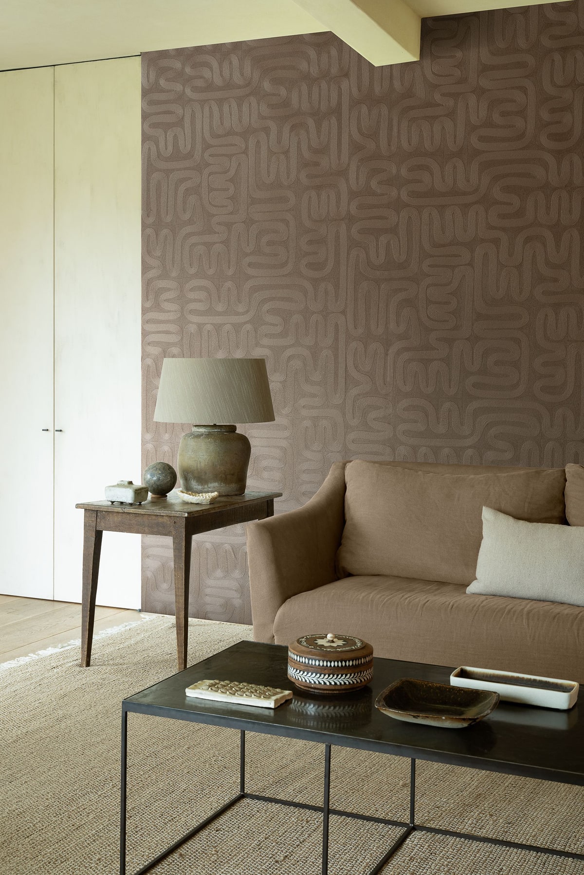 Sarana in een interieur, kleur Driftwood — niet de kleur van dit product