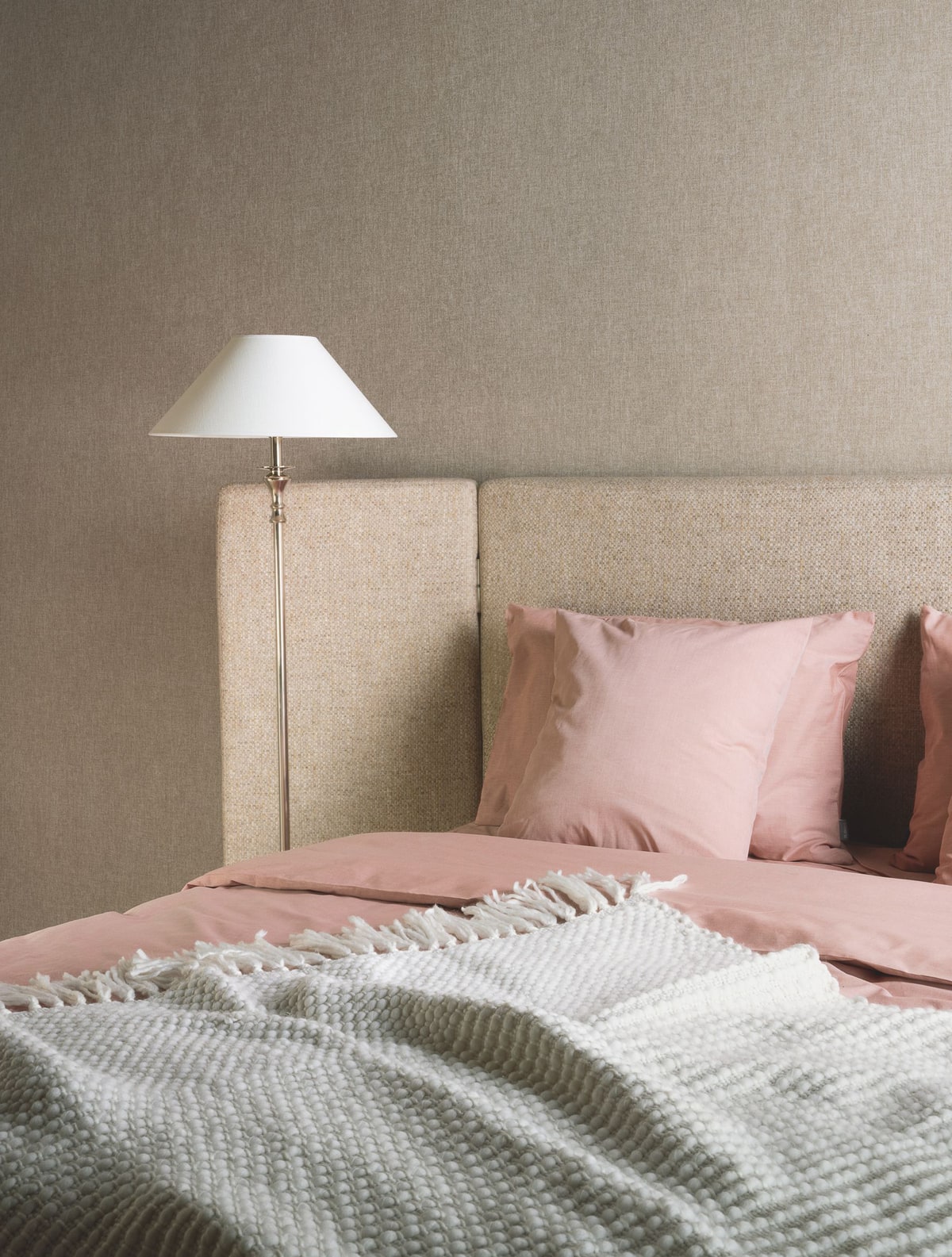 Lin Normandie in een interieur, kleur Dove — niet de kleur van dit product